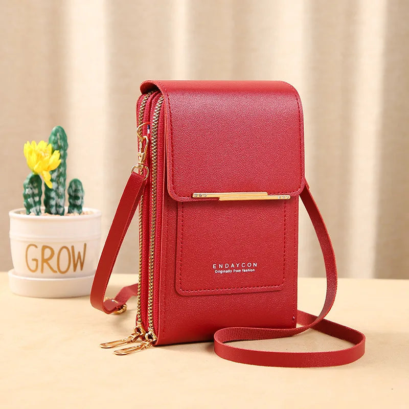 LuxeTouch Crossbody Wallet Bag