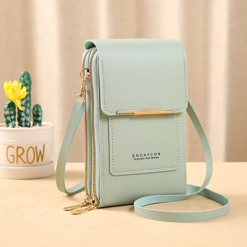 LuxeTouch Crossbody Wallet Bag